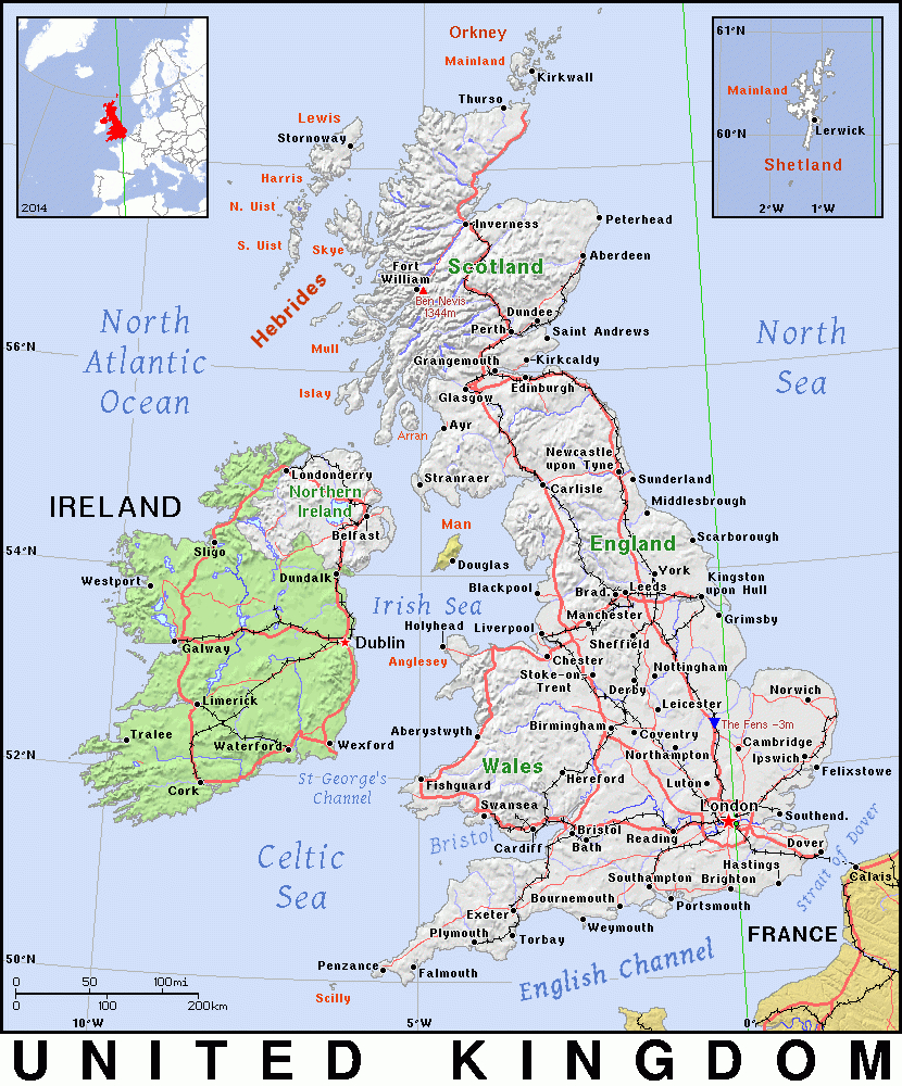 Gb · United Kingdom · Public Domain Mapspat, The Free, Open within Free Printable Map Of Great Britain