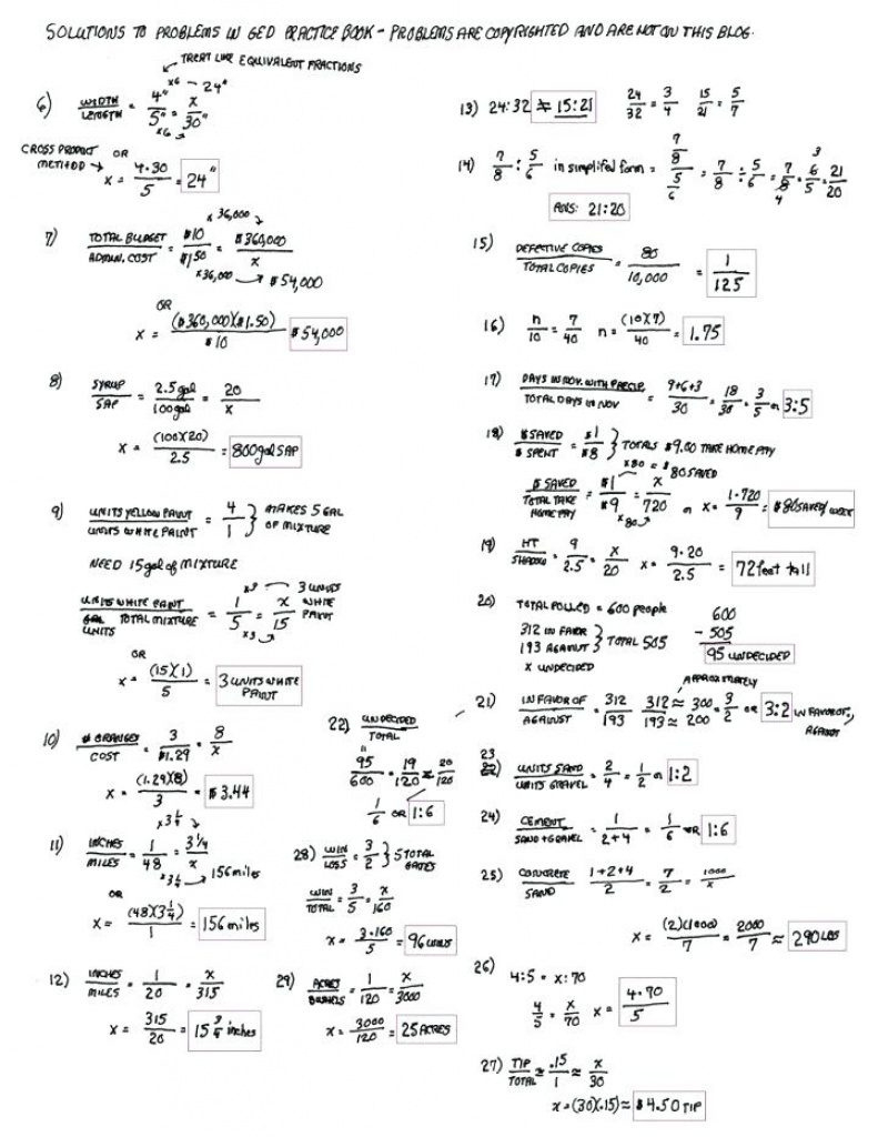 Ged Math Practice Questions - Holdenkeeper regarding Free Ged Practice Test And Answers Printable