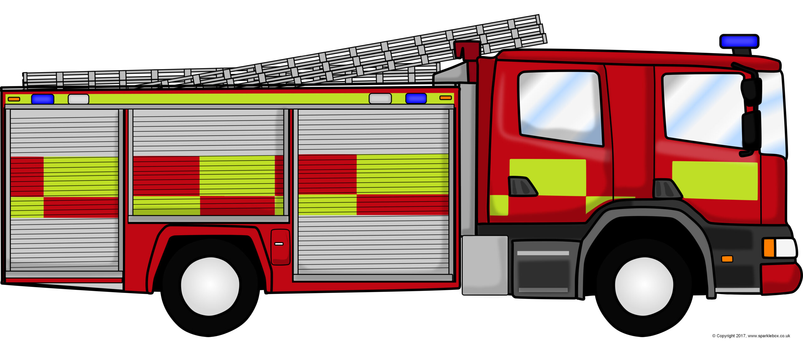 Giant Fire Engine Picture For Display (Sb11808) - Sparklebox with Sparklebox Free Printables