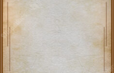 Golden Border Pattern On Vintage Kraft Paper With Shading Page within Old Paper Template For Word Free