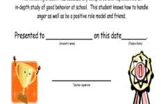 Good Character Certificate – Fill Online, Printable, Fillable with regard to Free Printable Good Behavior Certificates