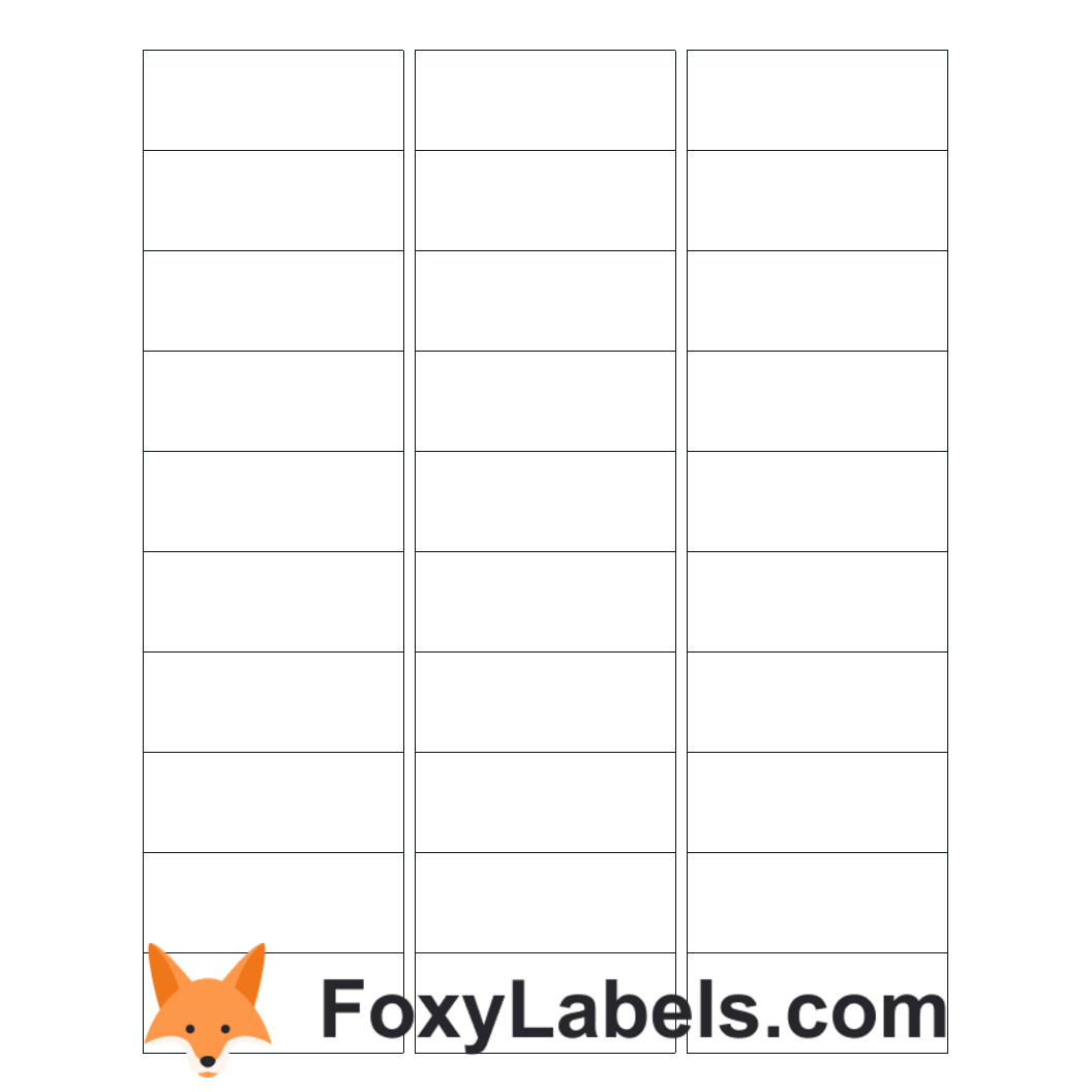 Google Docs Label Template Compatible With Avery® 5960 for Avery 5960 Template Free