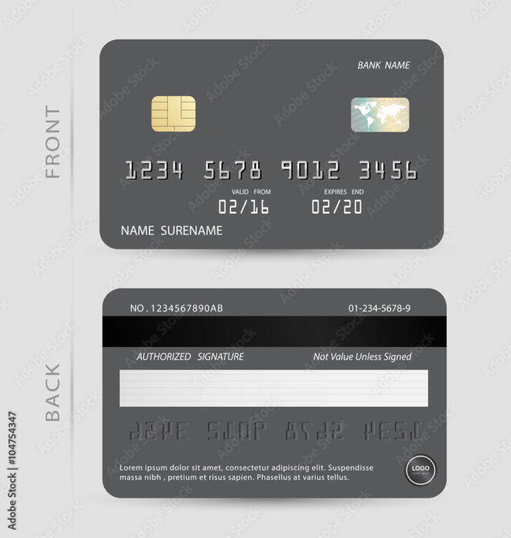Free Debit Card Design Template Free Debit Card Design Template