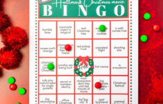 Hallmark Christmas Movie Bingo Printable - Free! - Completely for Free Printable Hallmark Cards