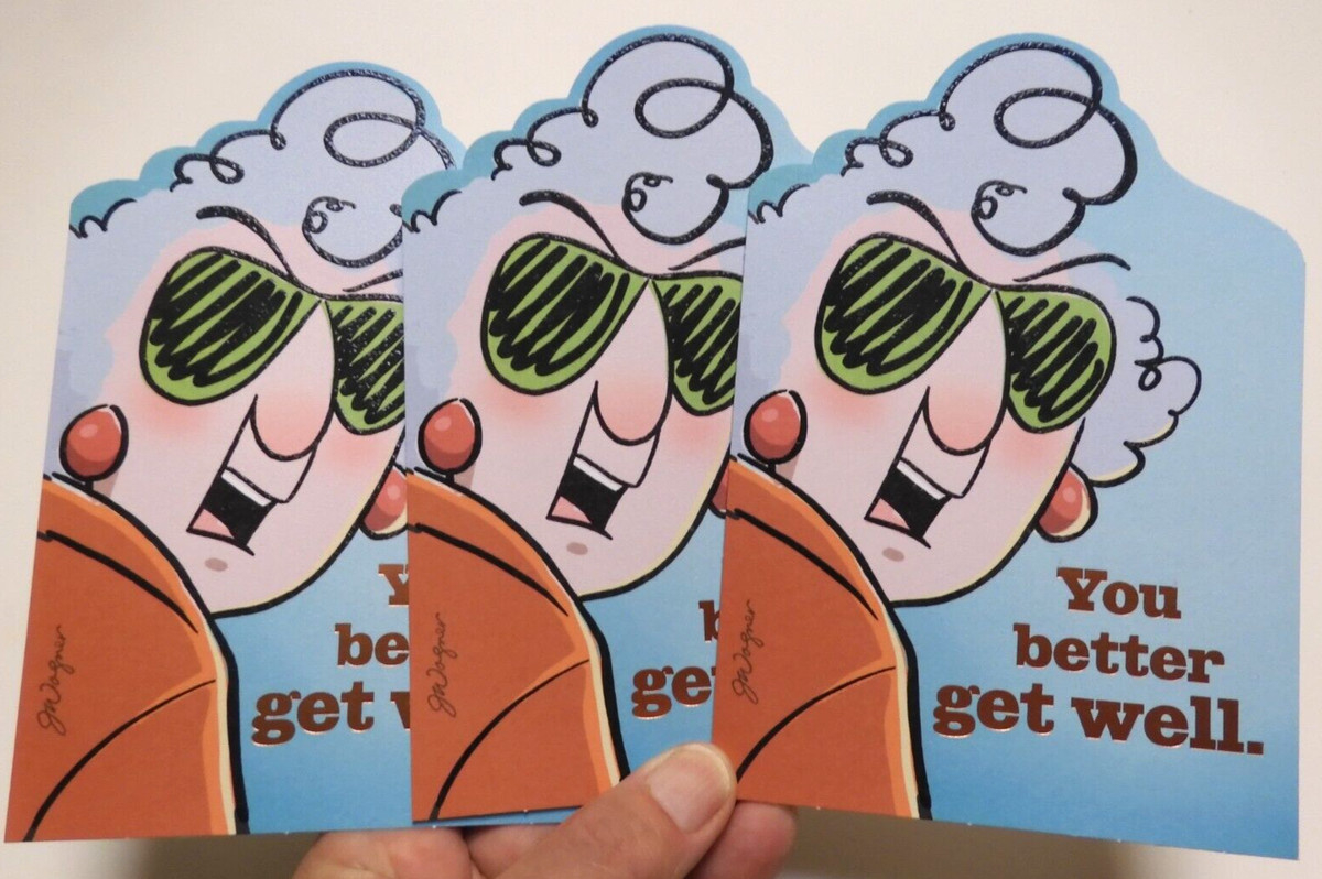 Hallmark Get Well Greeting Cards For Sale | Ebay intended for Free Printable Maxine Get Well Surgery Cards