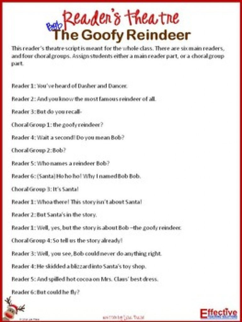Halloween Readers Theater Free Printable - Printable Party Favors for Free Printable Readers Theater Scripts Grade 3