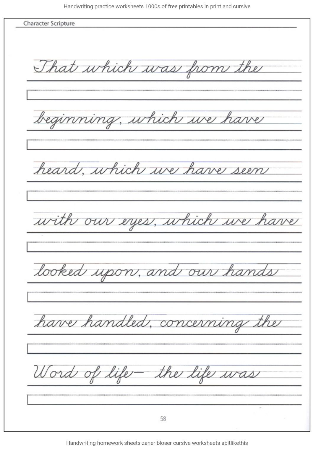 Handwriting Without Tears Cursive Cursive Handwriting Practice pertaining to Handwriting Without Tears Cursive Free Printables