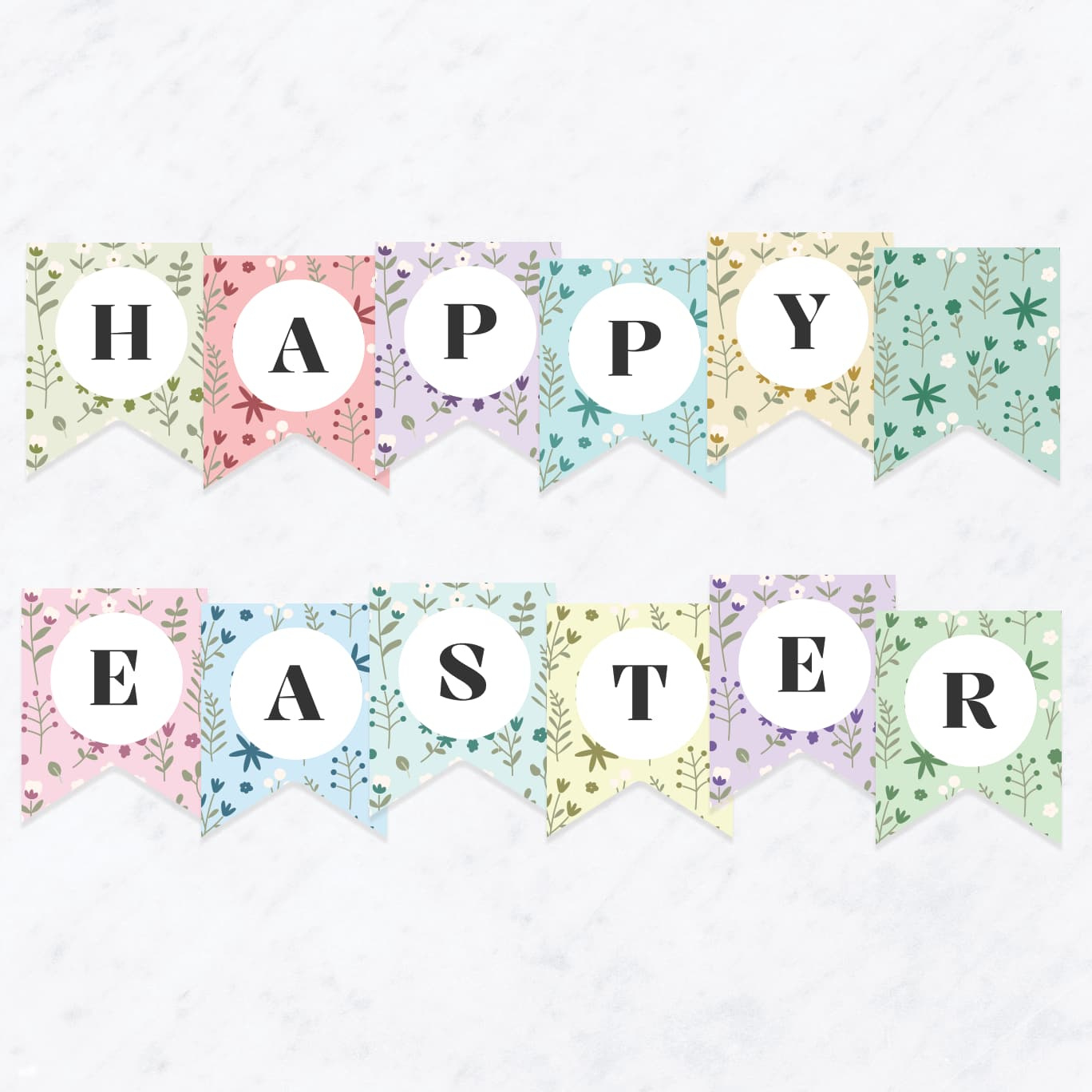 Happy Easter Banner, Free Printable! - Favorite Printables regarding Free Printable Happy Easter Writing