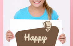 Happy Trails National Park Sign Editable Woodland Wall Art Nature with Happy Trails Free Printable