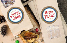 Happy Trails, Party Favor Stickers regarding Happy Trails Free Printable