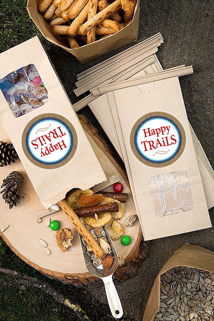 Happy Trails, Party Favor Stickers regarding Happy Trails Free Printable