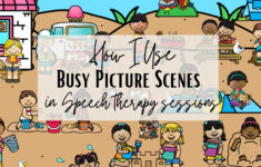 How I Use Busy Picture Scenes In Speech Therapy Sessions inside Free Printable Picture Scenes For Speech Therapy