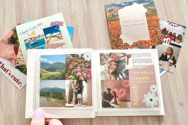 Free Printable Scrapbook Photo Frame Boxes