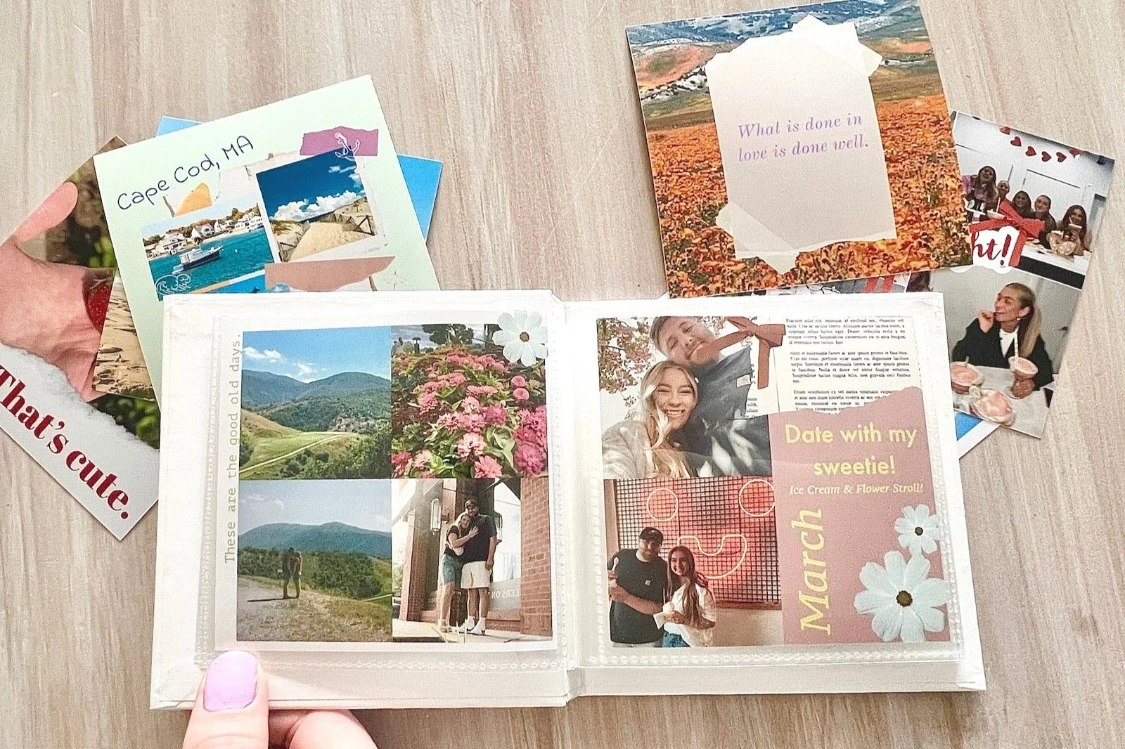 How To Create A Scrapbook Collage With Adobe Express — Persnickety Box regarding Free Printable Scrapbook Photo Frame Boxes
