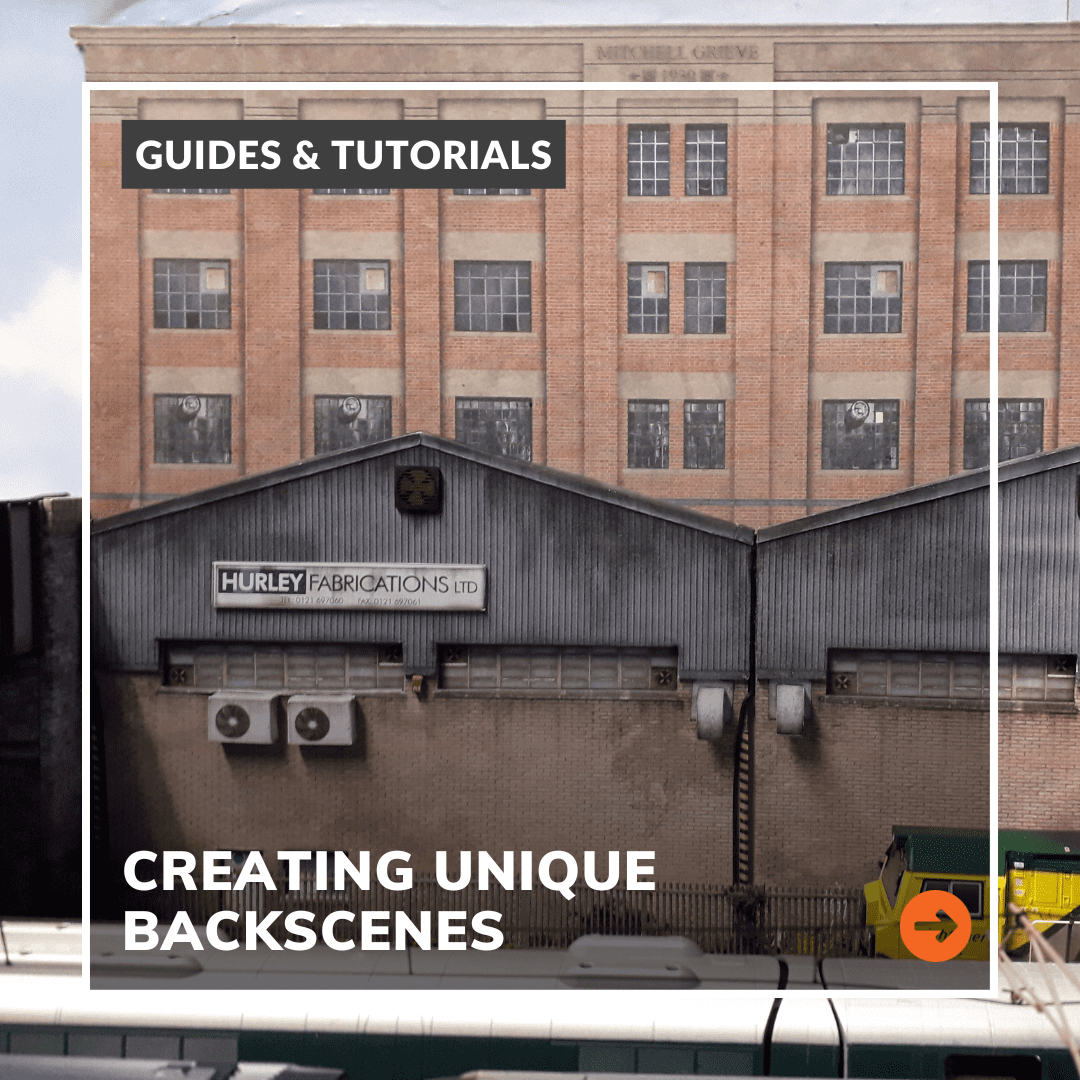 How To Create A Unique Model Railway Layout Backscene throughout Free Printable Model Railway Industrial Buildings