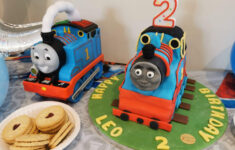 How To Make A 3D Thomas The Tank Engine Cake With Free Template for Free Thomas the Tank Engine Cake Template