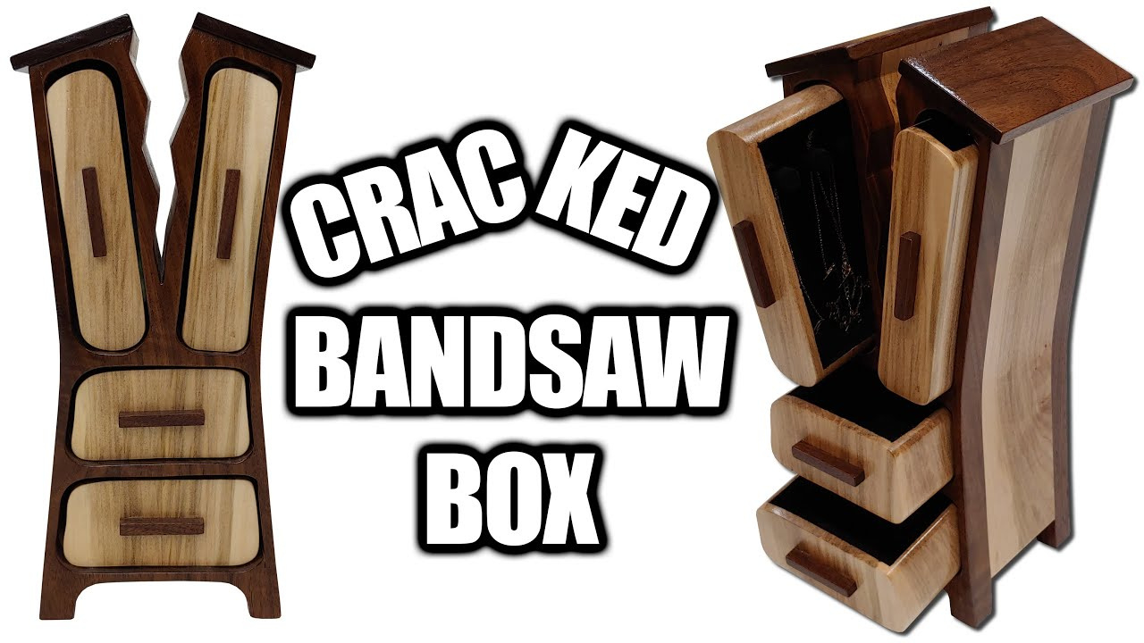 How To Make A Cracked Bandsaw Box (Jewelry Box) - Free Template throughout Bandsaw Box Templates Free