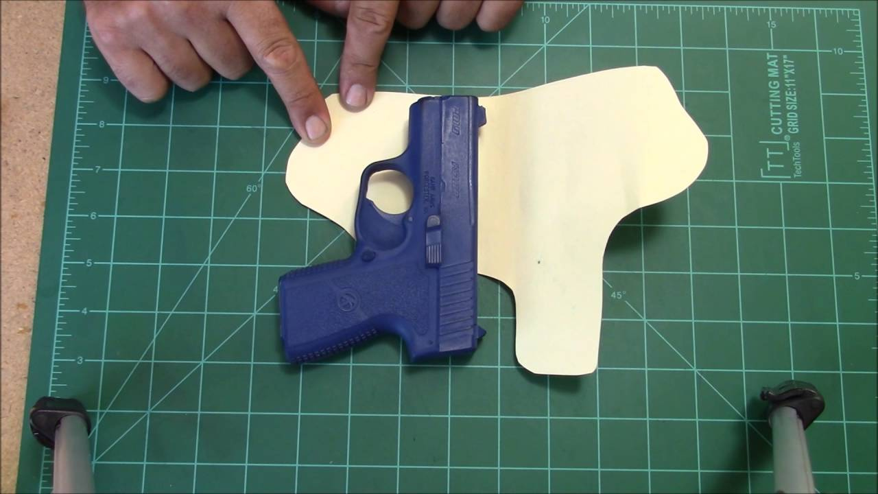 How To Make A Holster Pattern.. with Free Printable Gun Holster Patterns