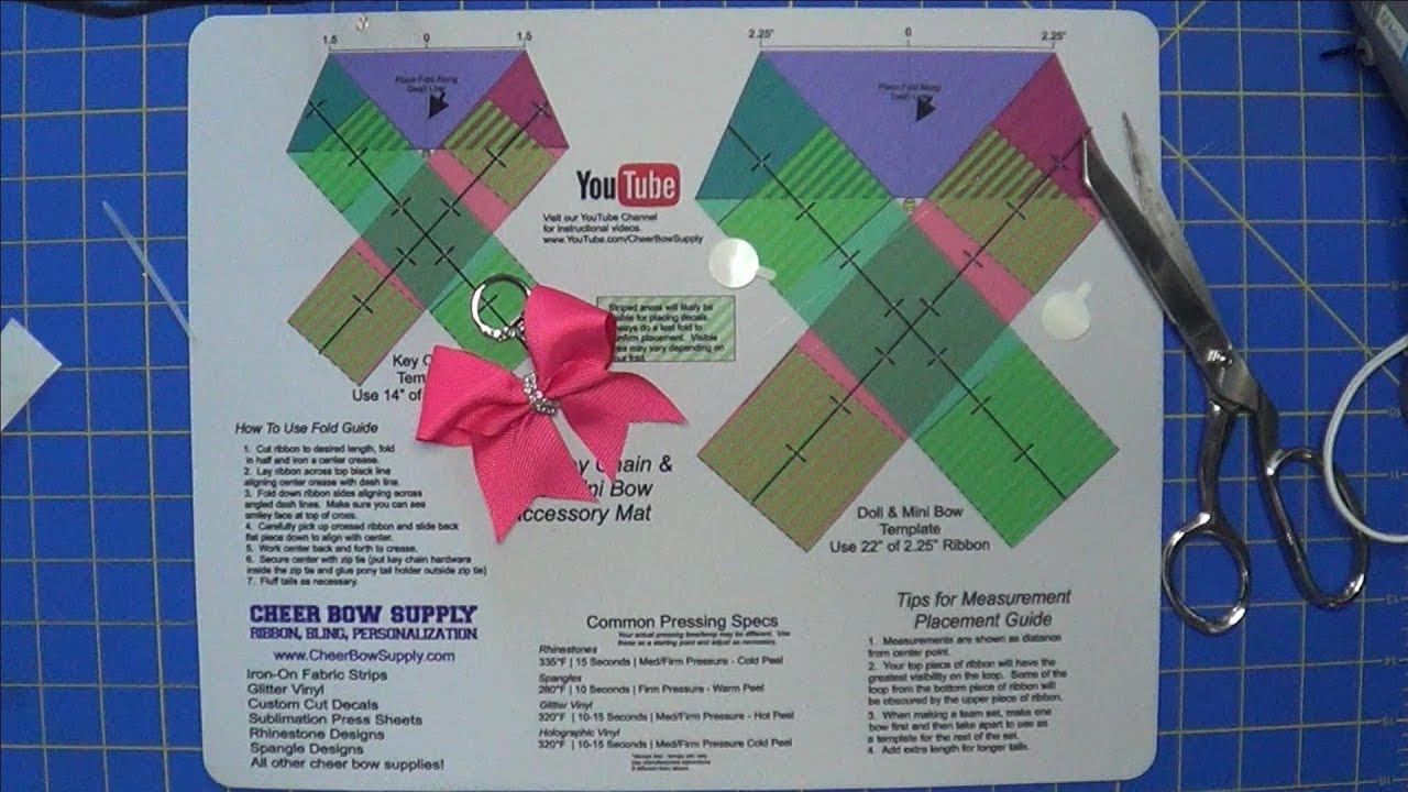 How To Make A Keychain Cheer Bow pertaining to Cheer Bow Template Free