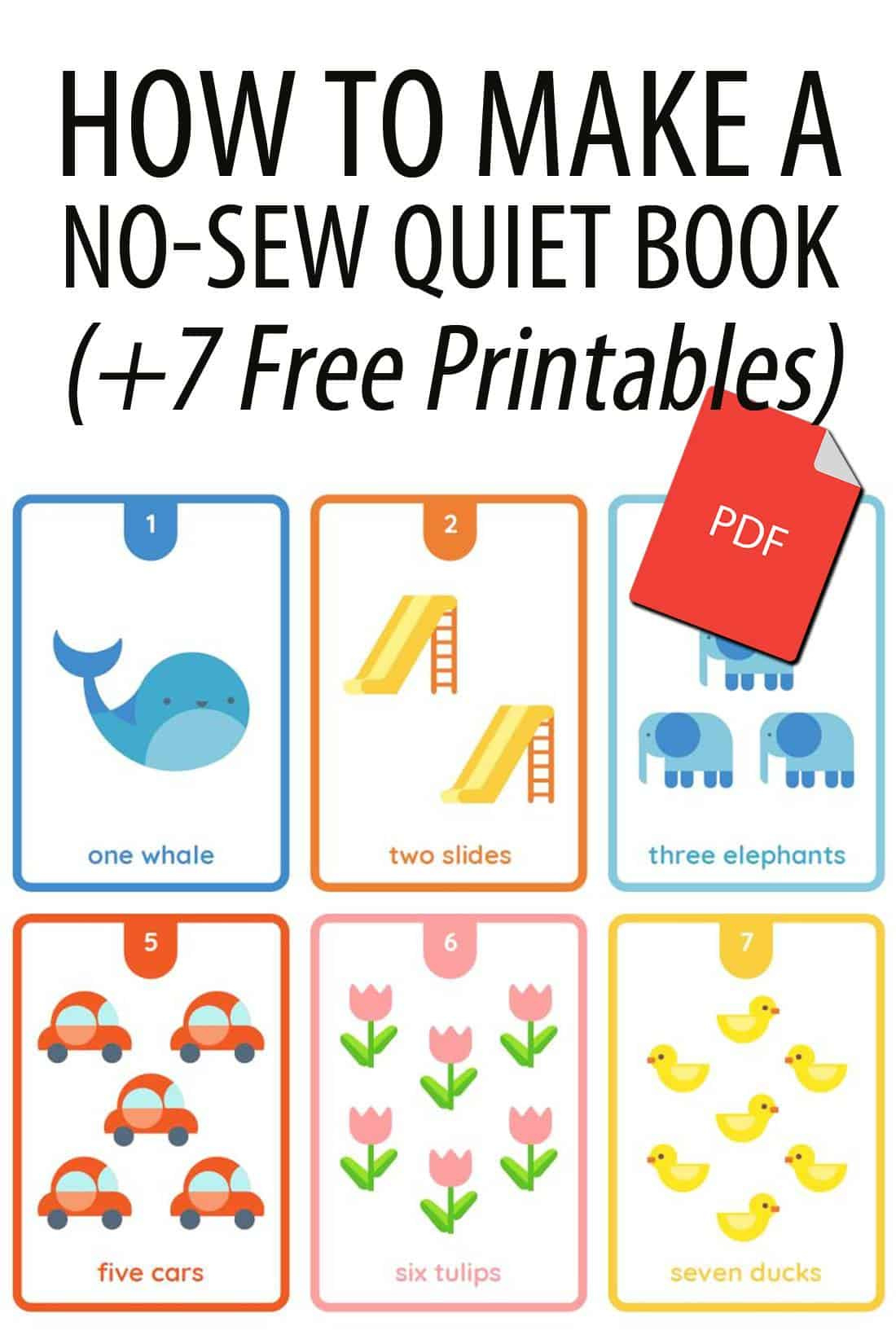 how to make a no sew quiet book 7 free printables inside free printable quiet book How To Make A No-Sew Quiet Book (7 Free Printables) inside Free Printable Quiet Book
