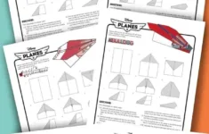 How To Make A Paper Airplane – Disney Planes Style within Free Paper Airplane Templates Print