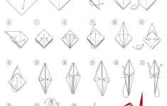 How To Make An Origami Crane | Skip To My Lou with Free Printable Origami Diagrams