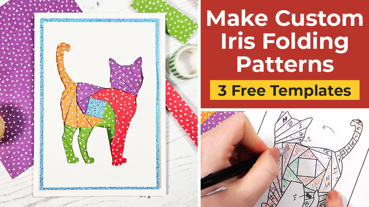 How To Make Custom Iris Folding Patterns + 3 Templates - Craft intended for Iris Folding Templates Printable Free