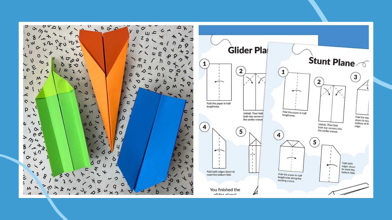 How To Make Paper Airplanes (Free Printable) within Free Paper Airplane Designs Printable Templates