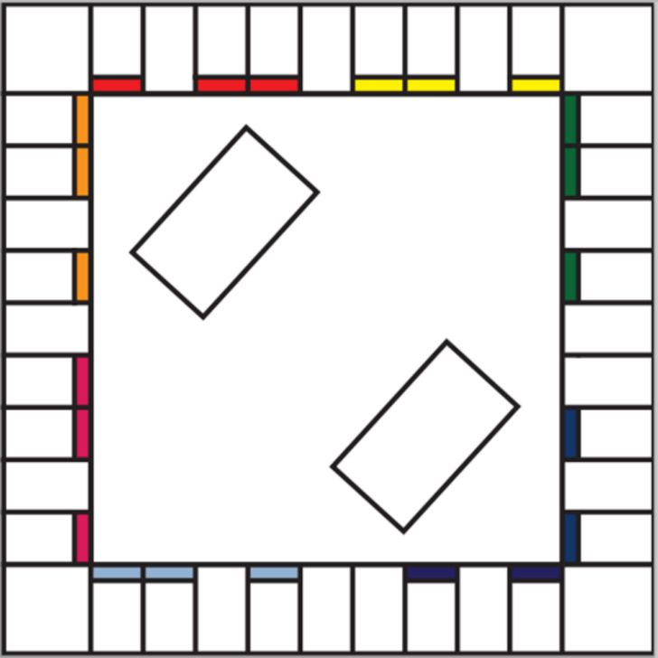 Free Printable Blank Monopoly Board