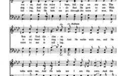 I Come To The Garden Alone in Free Printable Southern Gospel Lyrics