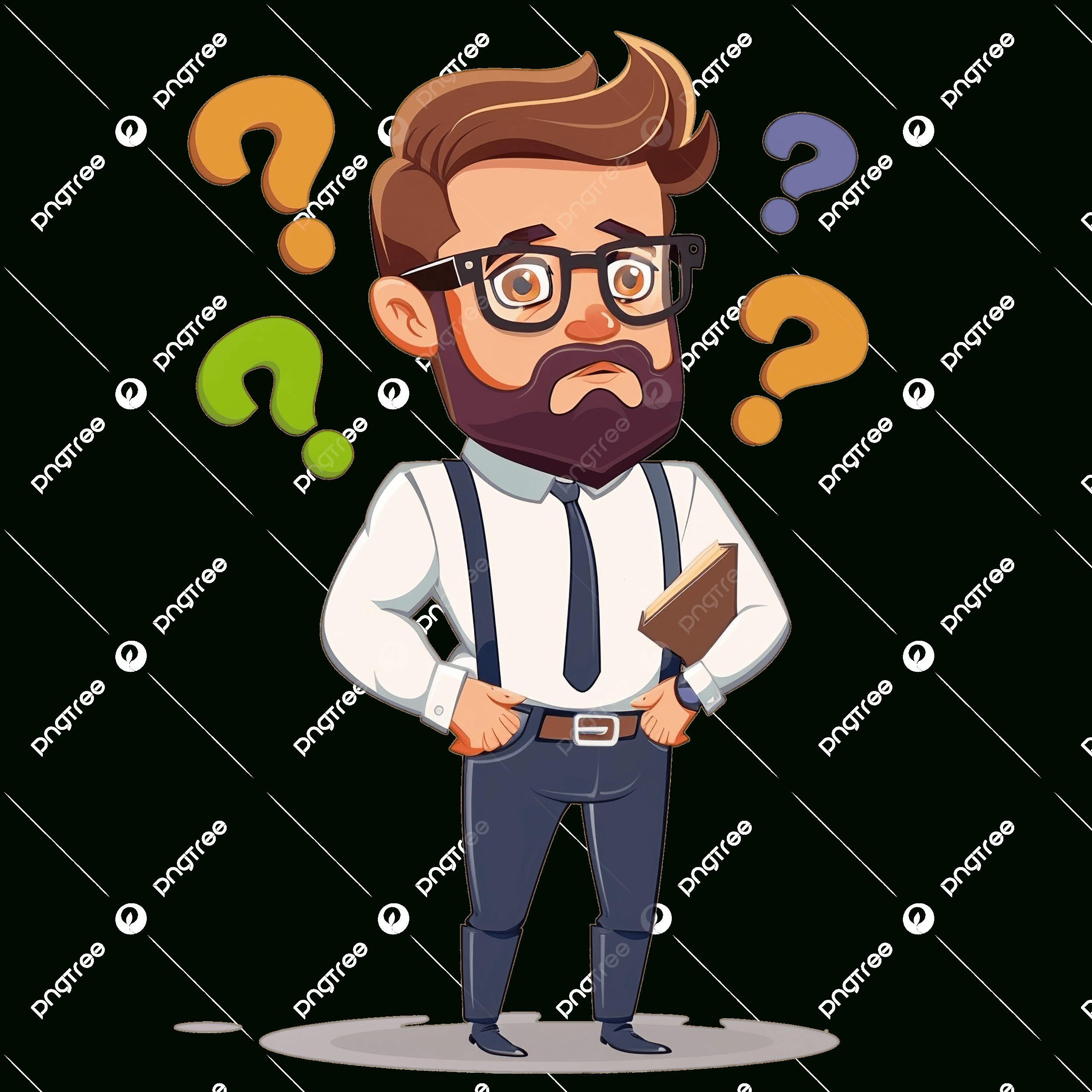Illustration Graphic Cartoon Character Of Questions And Answers within Free Printable Quiz Picture Caricatures with Answers