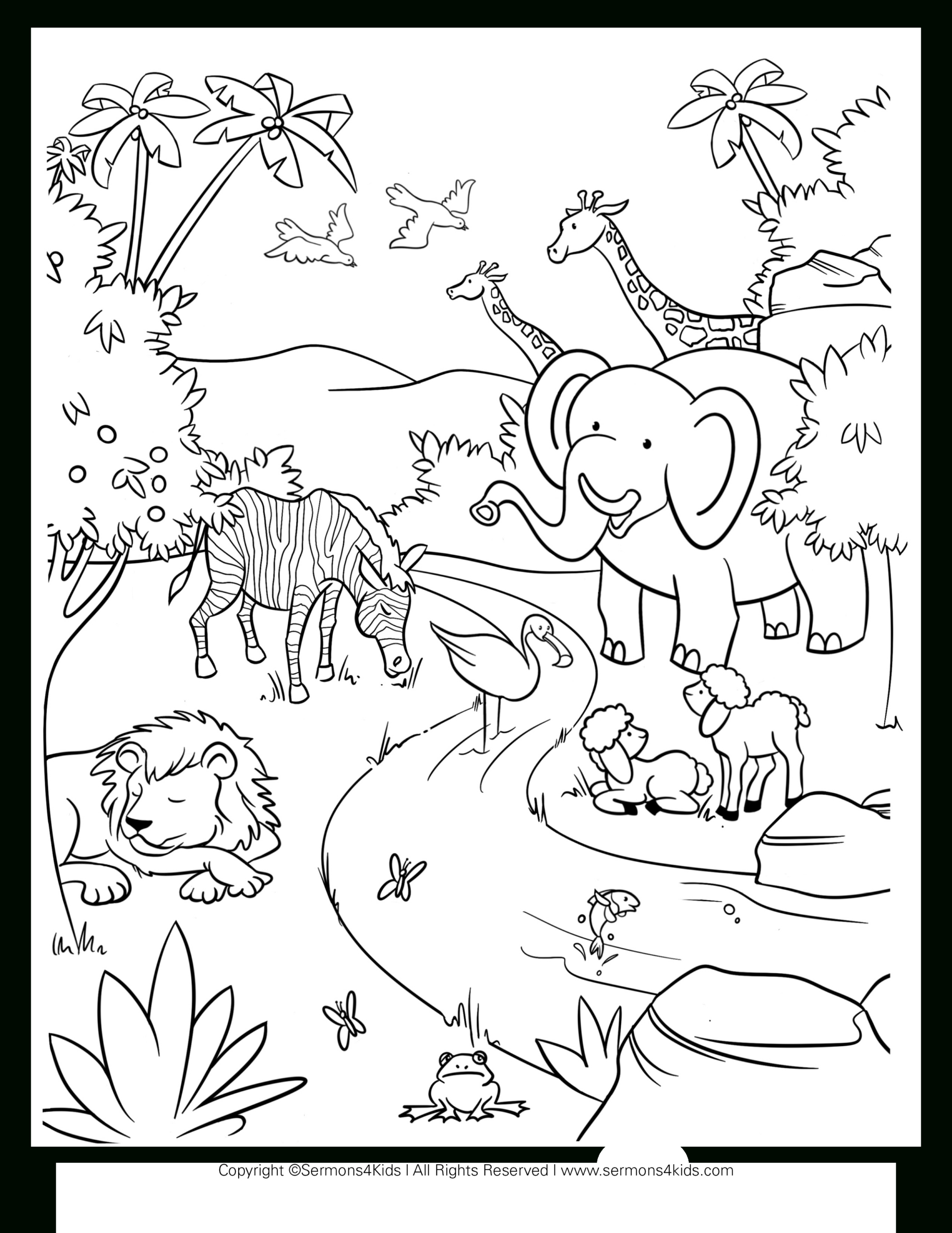 in the beginning childrens sermons from sermons4kids with regard to free printable creation coloring pages scaled In The Beginning | Children'S Sermons From Sermons4Kids with regard to Free Printable Creation Coloring Pages