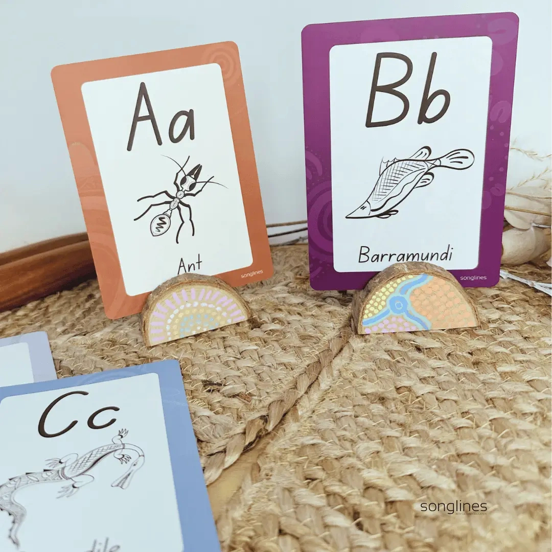Indigenous Alphabet Flashcards - Songlines Art Culture Education with regard to Aboriginal Alphabet Flash Cards Free Printable