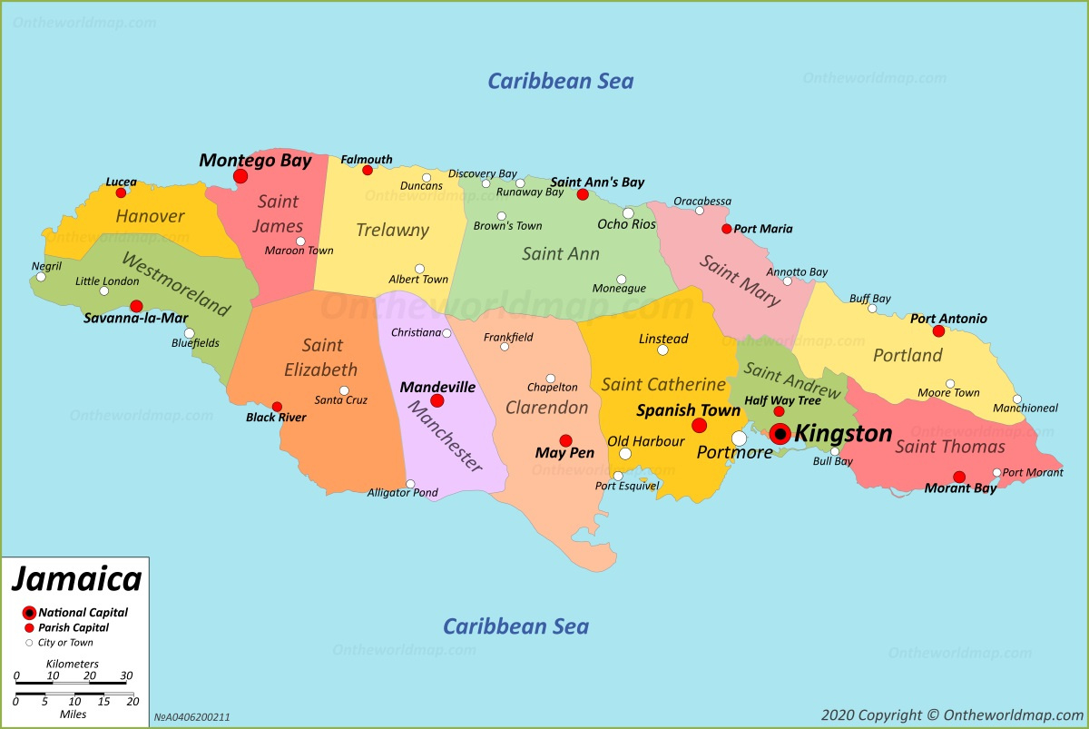 Jamaica Map | Maps Of Jamaica intended for Free Printable Map Of Jamaica