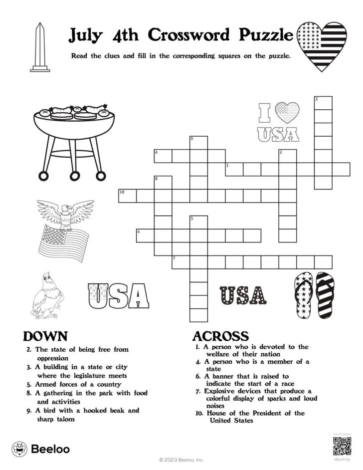 Free Printable 4th of July Puzzles