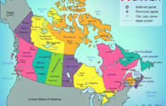 Kanada Karte Mit Provinzen & Territorien Vektorbild with Free Printable Map Of Canada Provinces And Territories