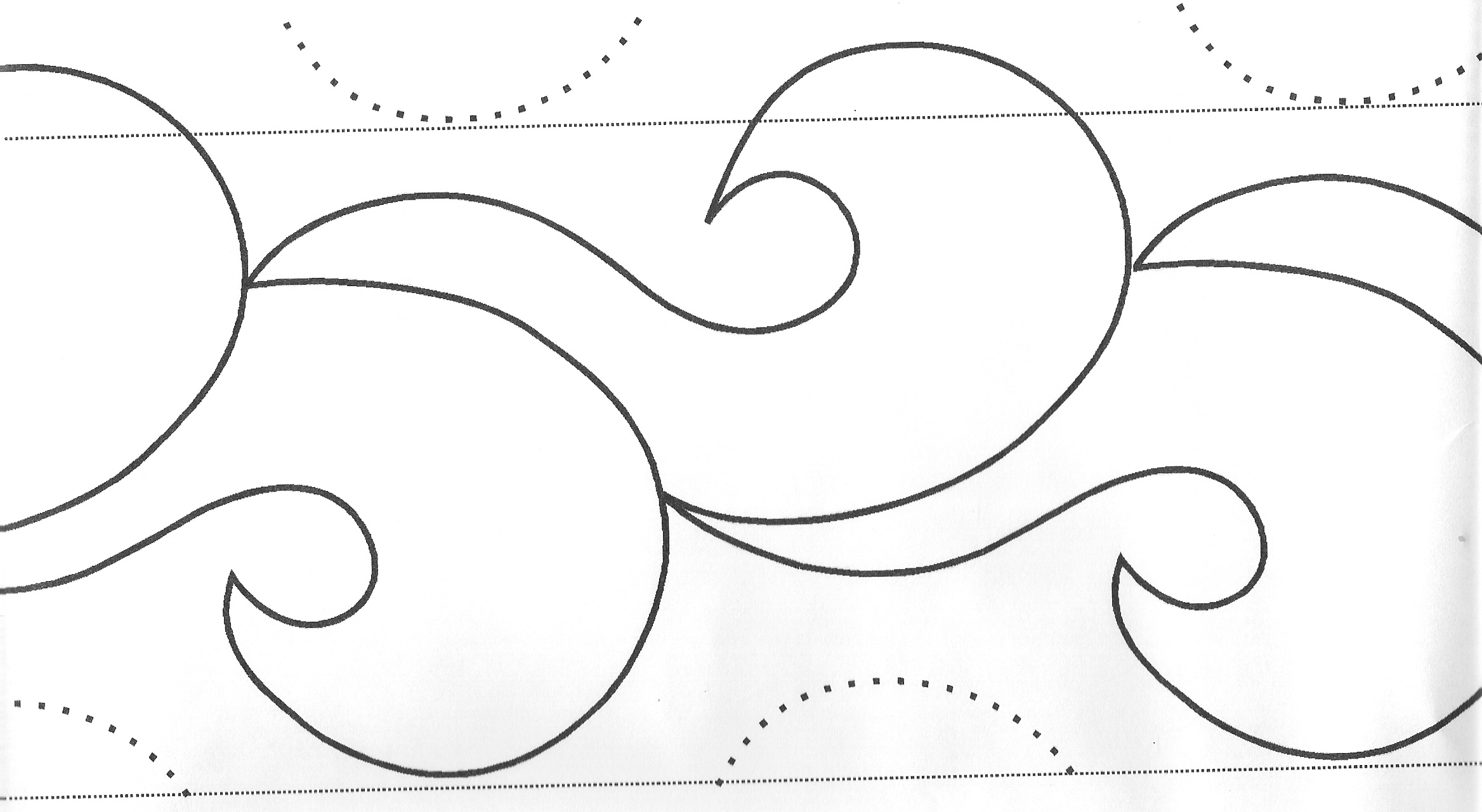 Karen&amp;#039;S Quilted Creations intended for Free Printable Pantograph Patterns