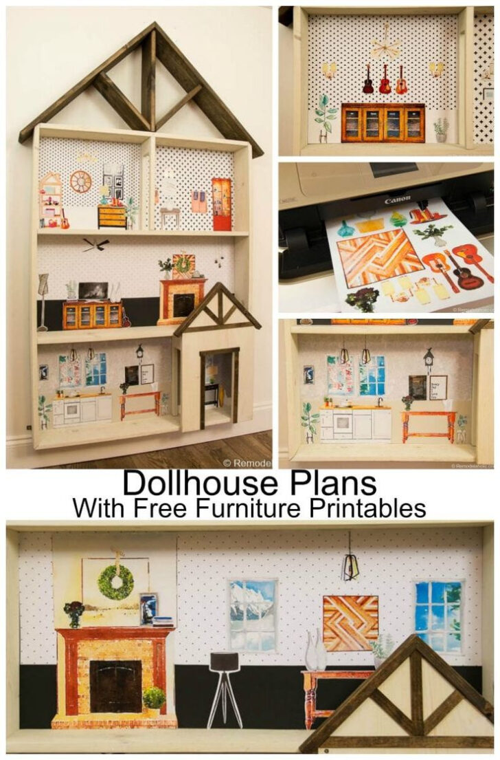 Printable Free Dollhouse Plans