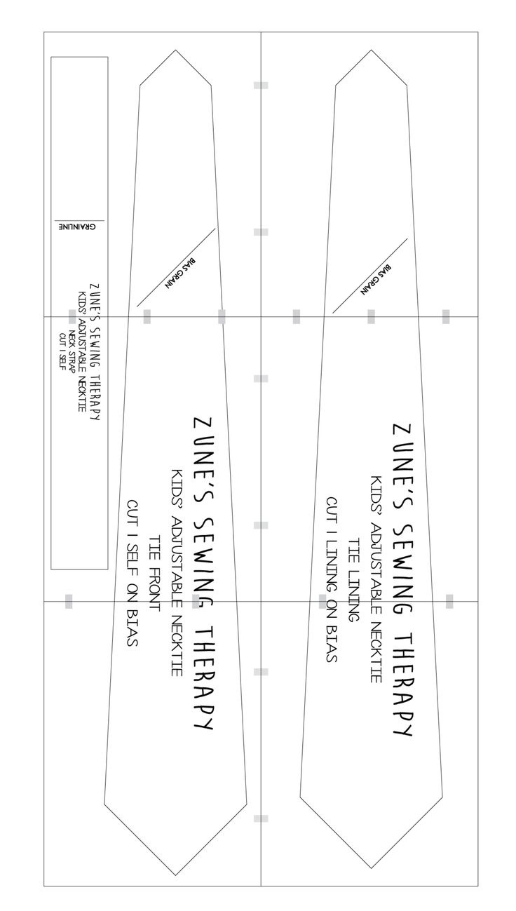 Kids Necktie Pattern pertaining to Free Necktie Template
