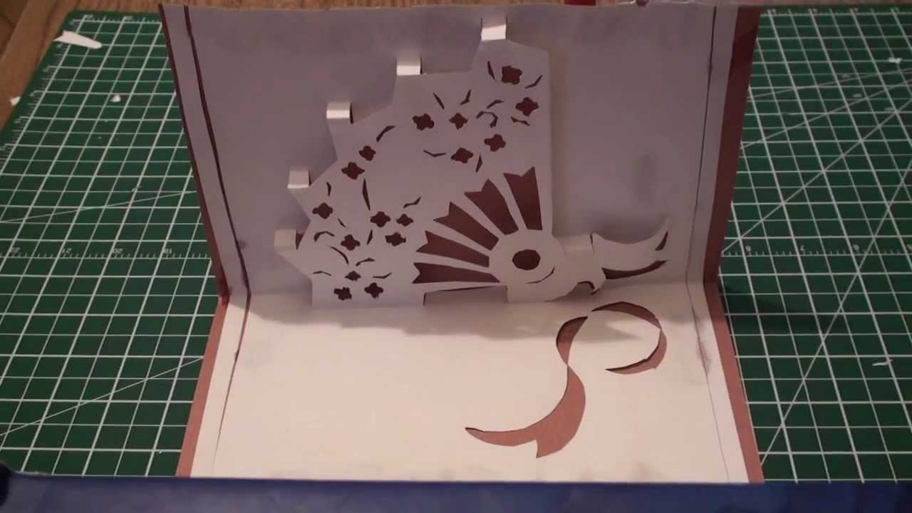 Kirigami Pop Up Hand Fan | Free Template (Paper Craft)! regarding Free Kirigami Card Templates