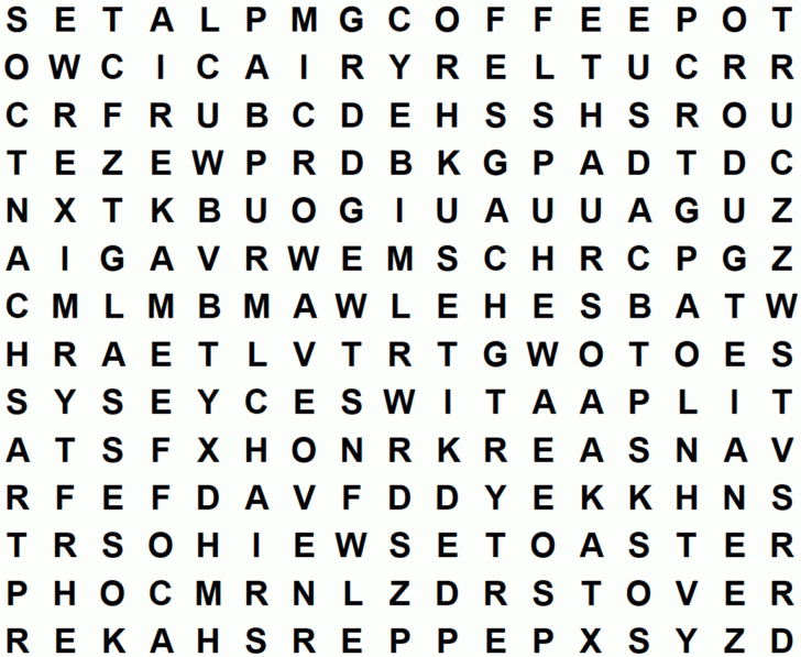 Free Large Print Word Search Puzzles For Seniors Printable
