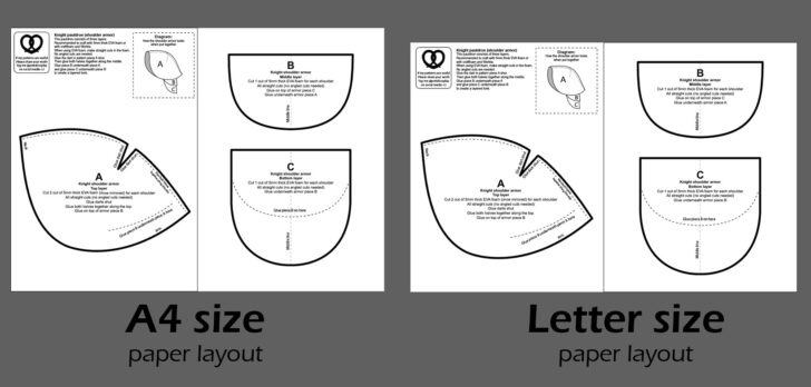Free Shoulder Armor Template