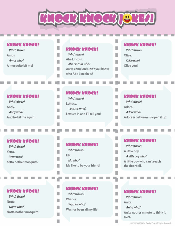 Free Printable Adult Jokes