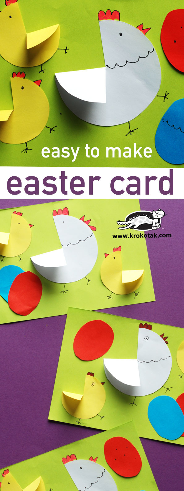 Krokotak | Easy To Make Easter Card inside Free Printable Easter Crafts Krokotak