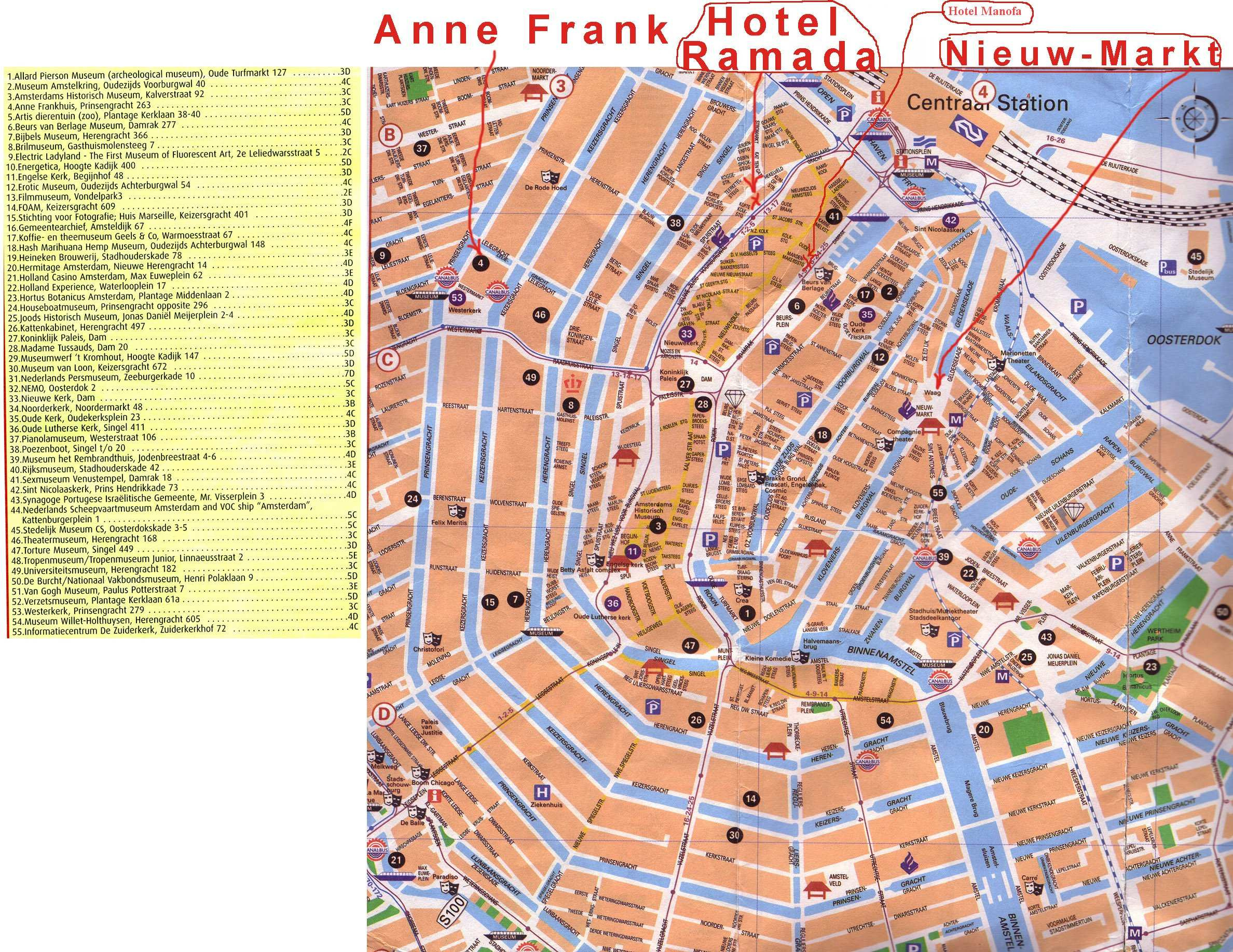 Large Amsterdam Maps For Free Download And Print | High-Resolution with regard to Free Printable Map of Amsterdam