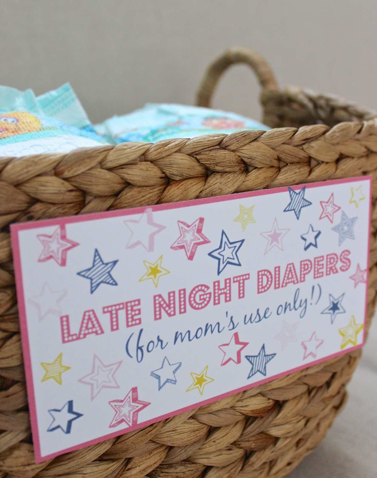 Late Night Diapers Baby Shower Printables - Drivendecor intended for Free Printable Late Night Diaper Sign