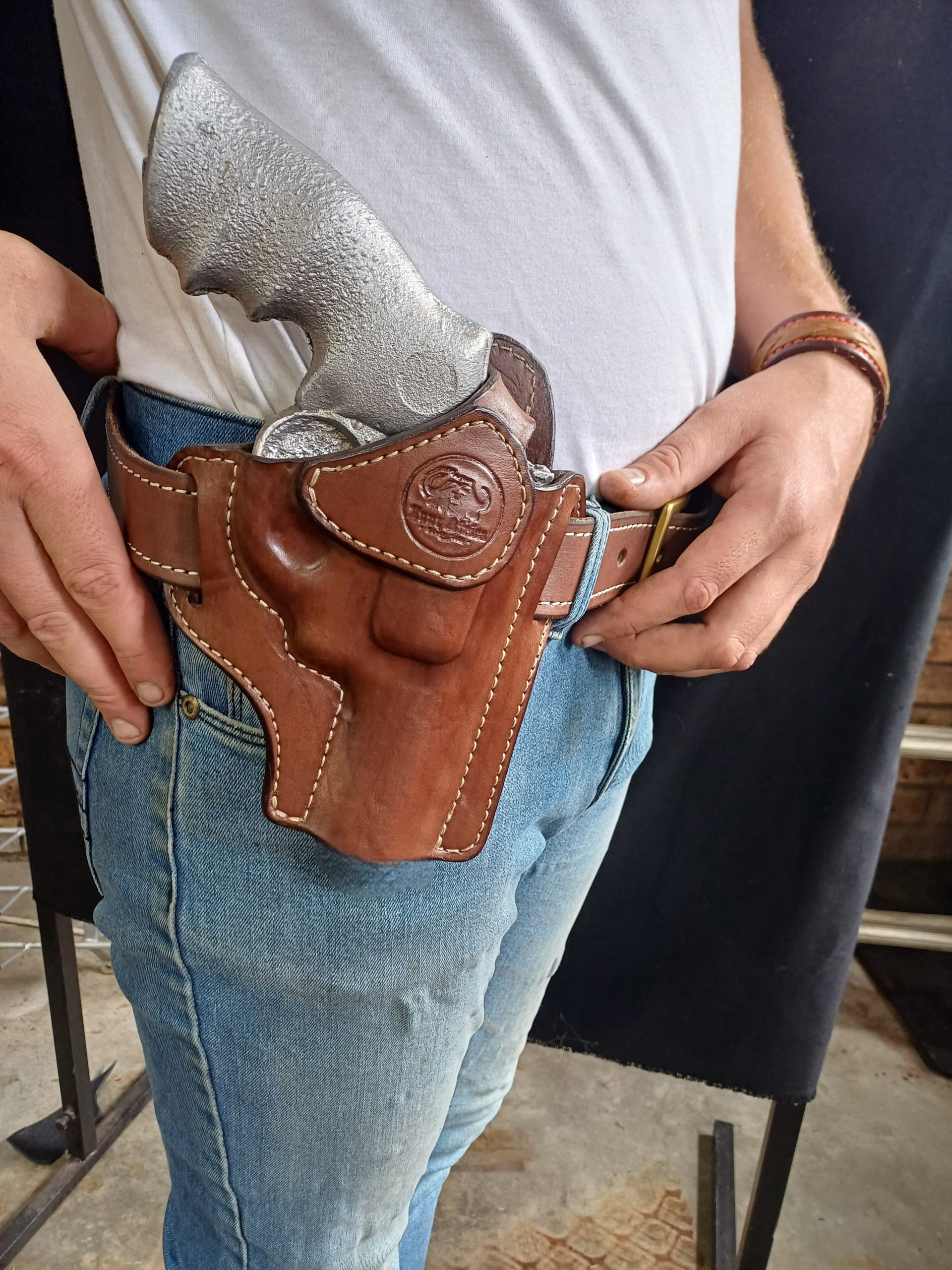 Leather Pancake &amp;amp; Strap Revolver Holster - Hunt Africa Leather pertaining to Free Printable Revolver Pancake Holster Patterns