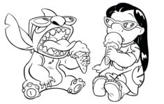 Lilo And Stitch Coloring Page For Children – Lilo And Stitch for Free Lilo and Stitch Printables