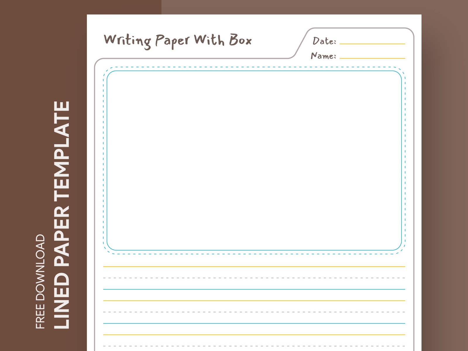lined paper with picture box free google docs templategdoc on with regard to free printable lined paper with picture Lined Paper With Picture Box Free Google Docs Templategdoc On with regard to Free Printable Lined Paper with Picture Box