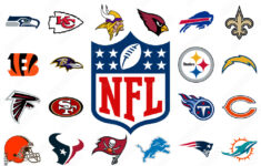 Logo Of All National Football League Teams. Nfl Team Icons. Set intended for Free Printable Nfl Team Logos